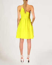 Halston | Miley Os Crepe Dress | Citrine