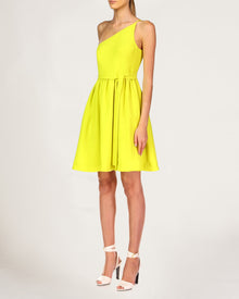 Halston | Miley Os Crepe Dress | Citrine