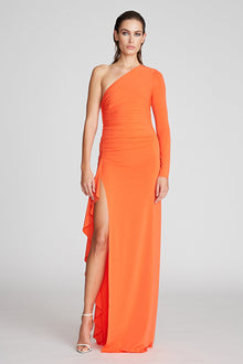 Halston | Giana Gown In Jersey | Flame