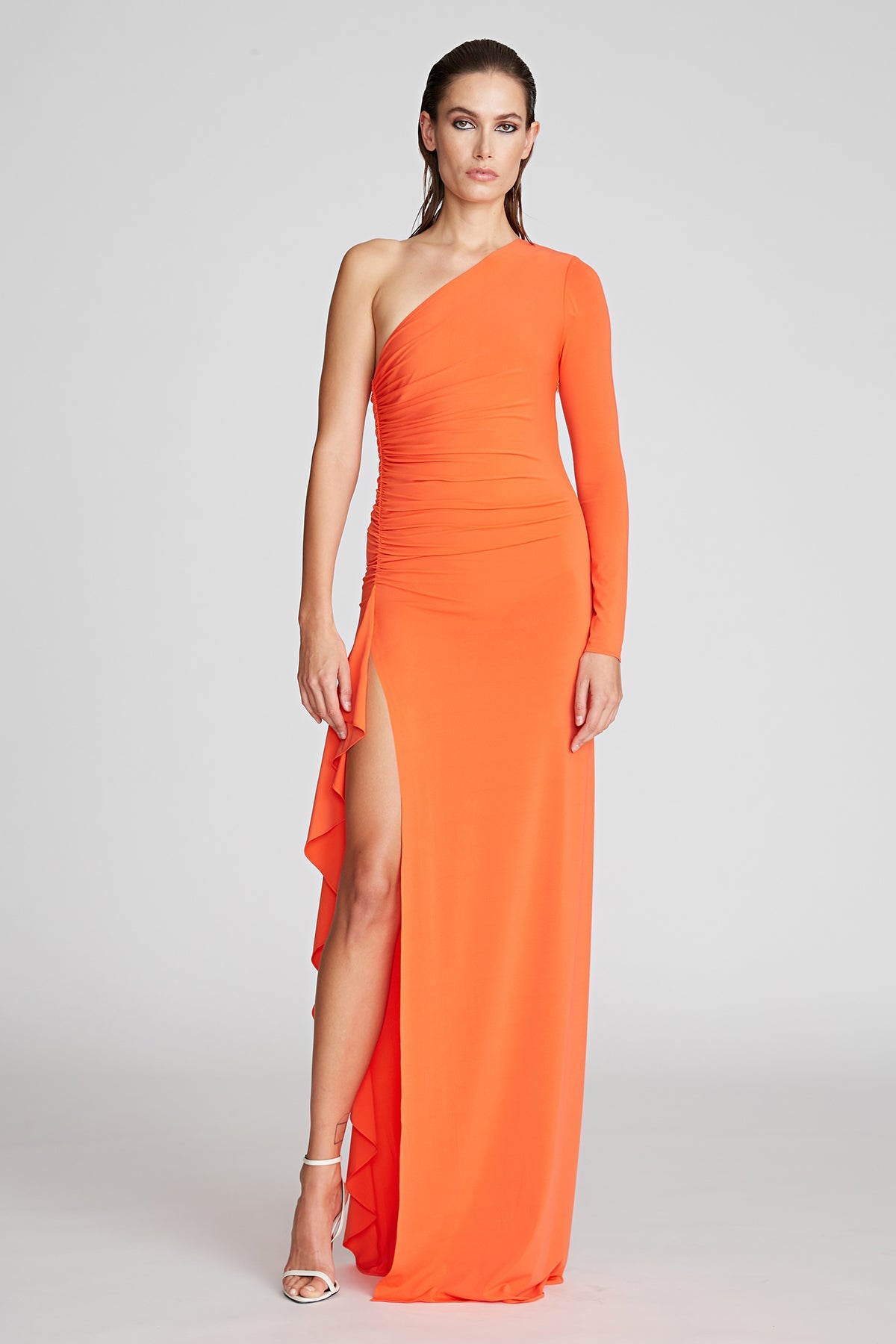 Halston | Giana Gown In Jersey | Flame
