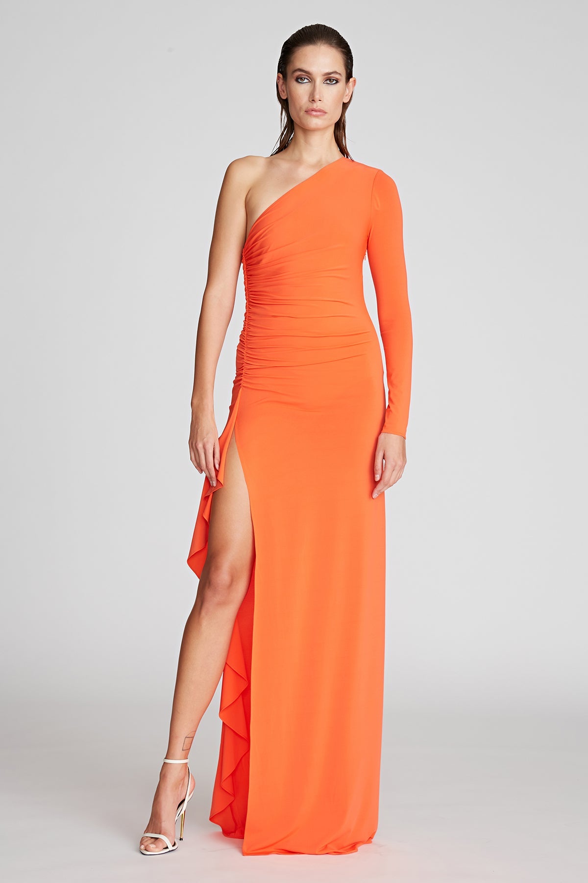 Halston | Giana Gown In Jersey | Flame