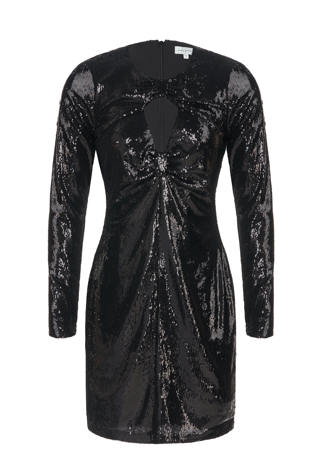 Halston | Kaylee Dress In Sequins | Black