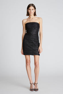 Halston | Lani Dress In Shimmer Tulle | Black