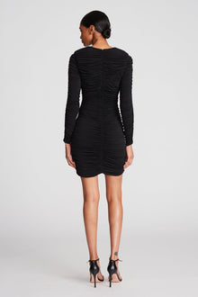 Halston | Gwen Dress In Stretch Jersey | Black