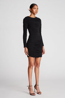 Halston | Gwen Dress In Stretch Jersey | Black
