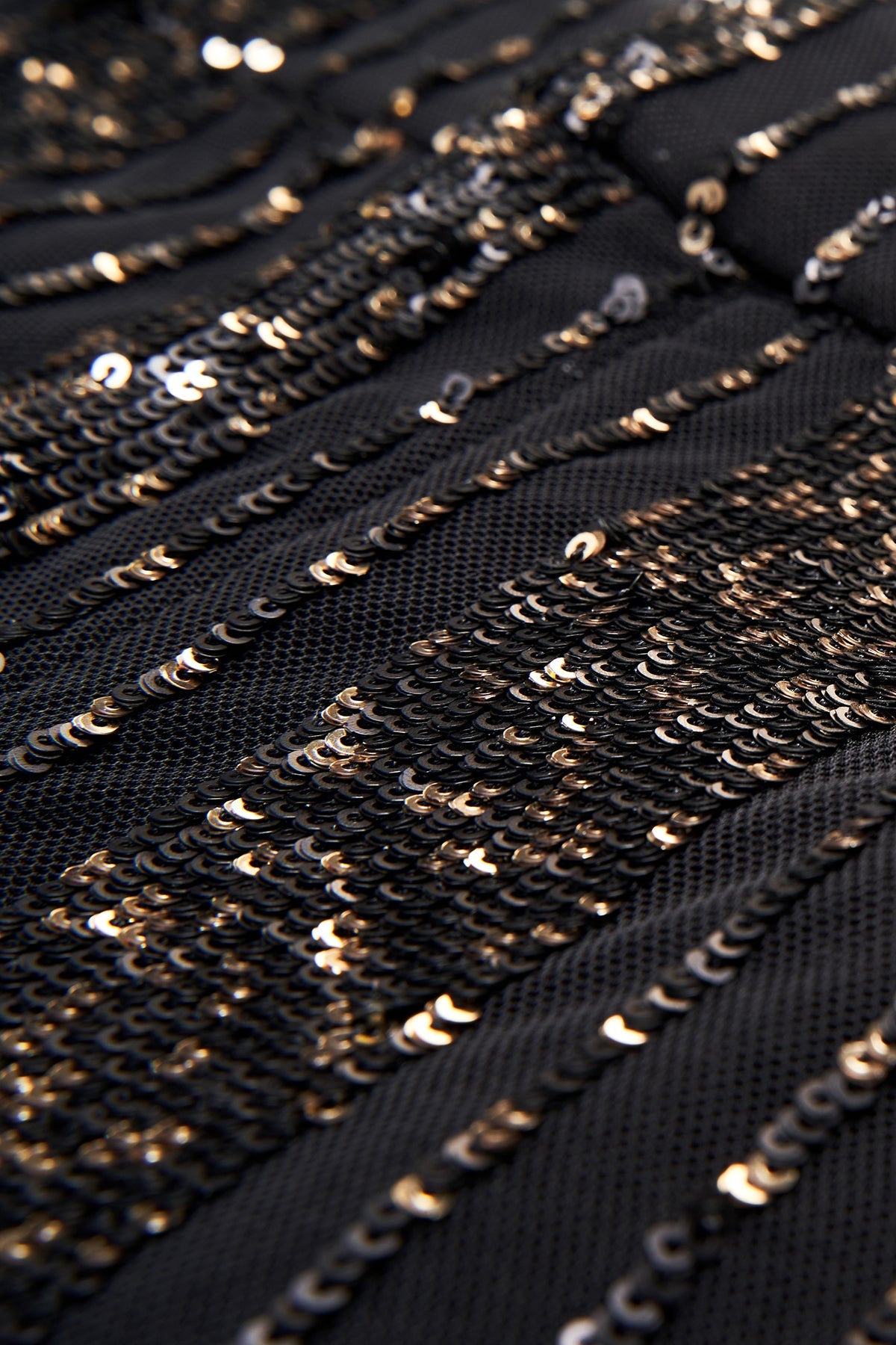 Halston | Elka Pants In Striped Sequin | Black