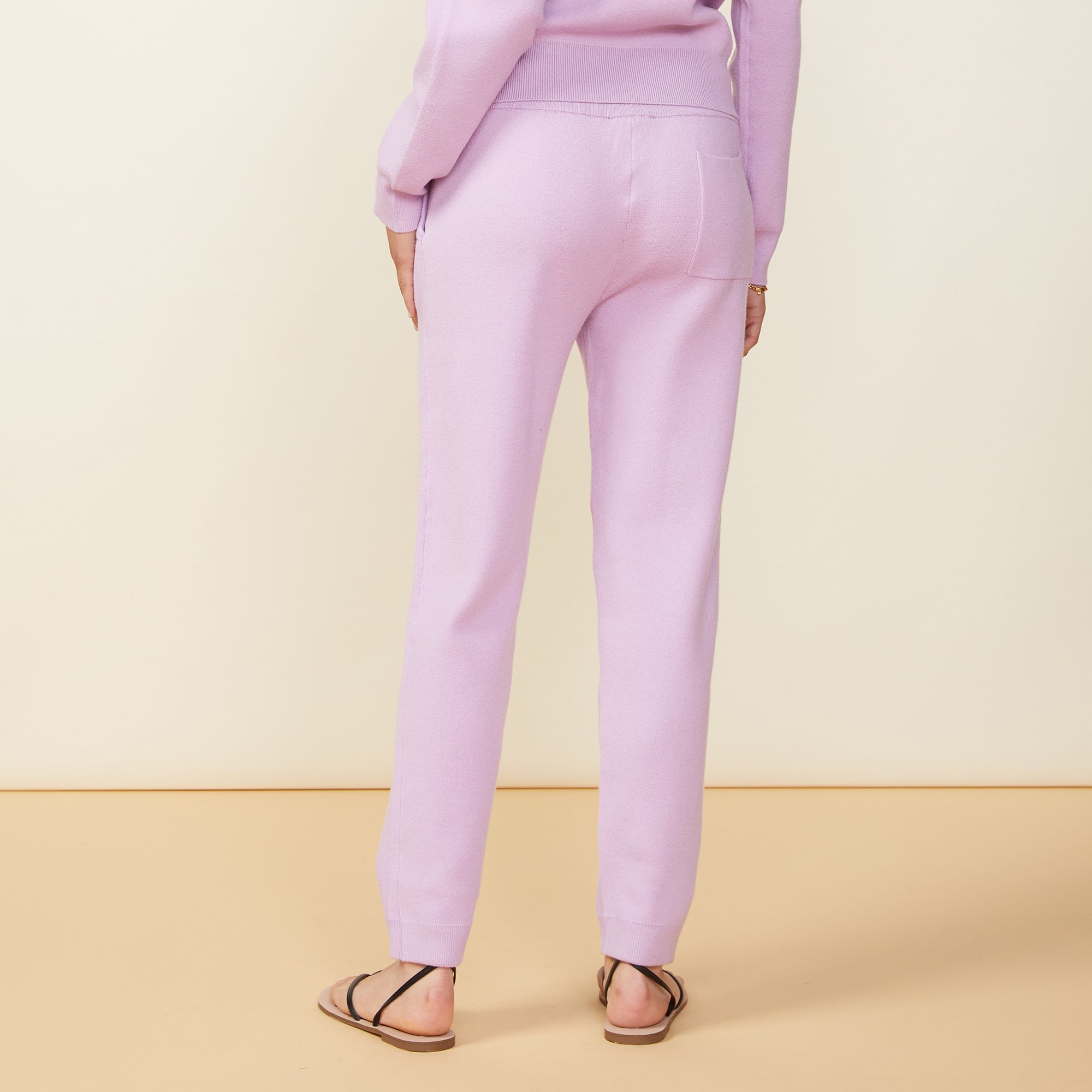 Soft Knit Cuffed Jogger | Women | Lavandula