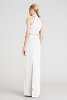 Halston | Rane Crepe Skirt | Chalk