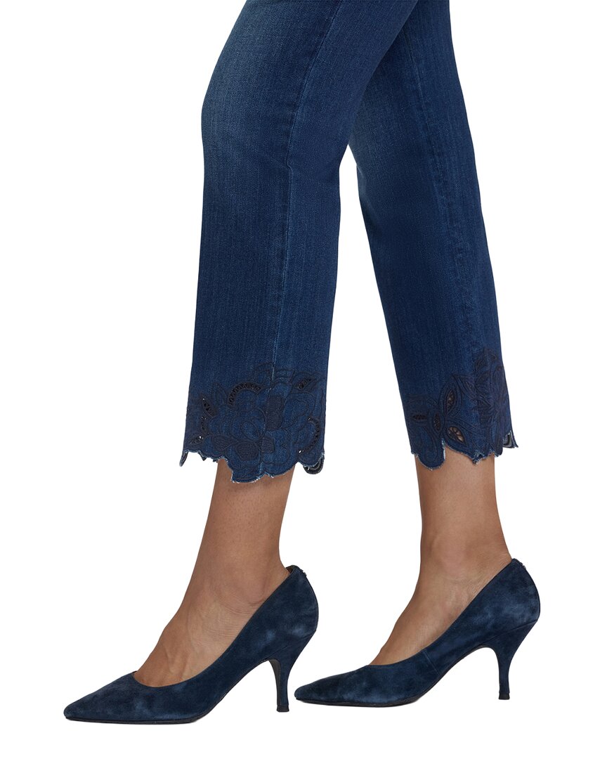 NYDJ | Womens | Petite Marilyn Wonderland Straight Leg Jean | Blue