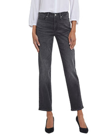 NYDJ | Womens | Petite Sheri Gloomy Marais Slim Jean | Black