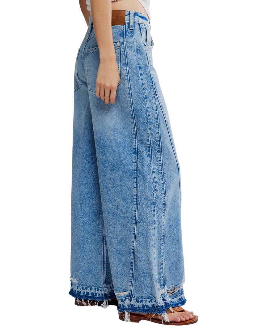 Free People | Womens | Apollo Wide Leg Jean | Blue