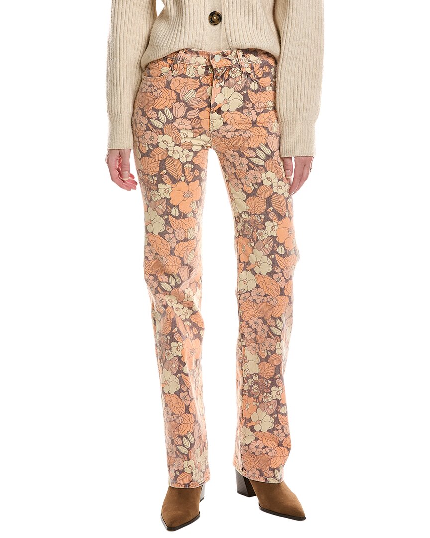 MOTHER | Womens | The Kick It Orange Blossom Jean | Orange