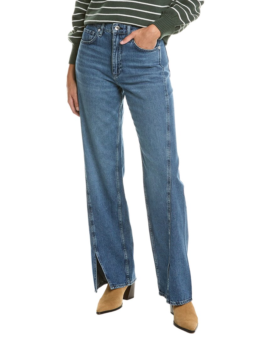 rag & bone | Womens | Shannon High Rise Flare Jean | Blue