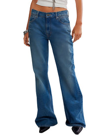 Free People | Womens | West Coast Humble Relaxed Jean | Blue