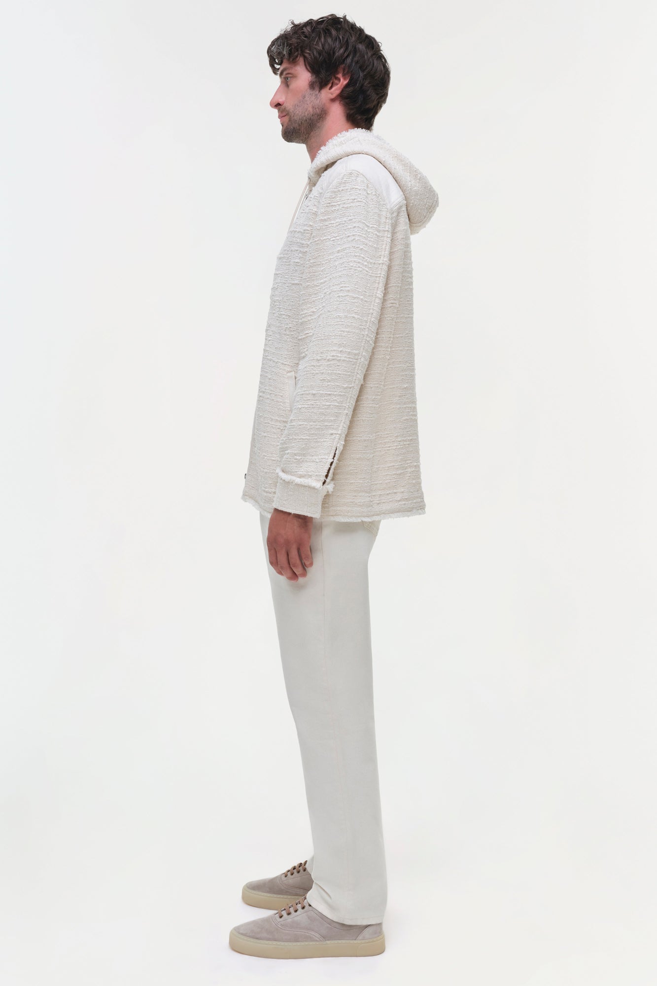 Mens | Ivan Denim Shirt Jacket | Cream