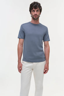 Mens | Kellyn Knit Crewneck | Steel