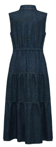 Textured Dress | Navy