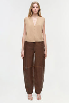 Womens | Rozzi Cashmere Vest | Taupe