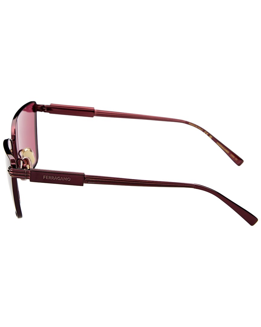 Ferragamo | Unisex | 59mm Sunglasses | Wine | Burgundy Lens