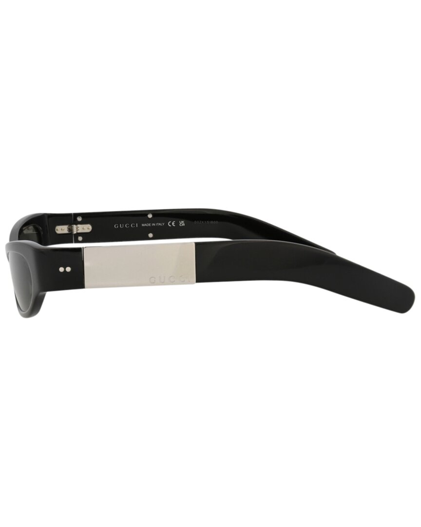 Gucci | Womens | 53mm Sunglasses | Black | Grey Lens