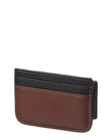 FENDI | Womens | Way Leather Card Holder | Brown