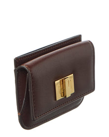 FENDI | Womens | Way Leather Card Holder | Brown