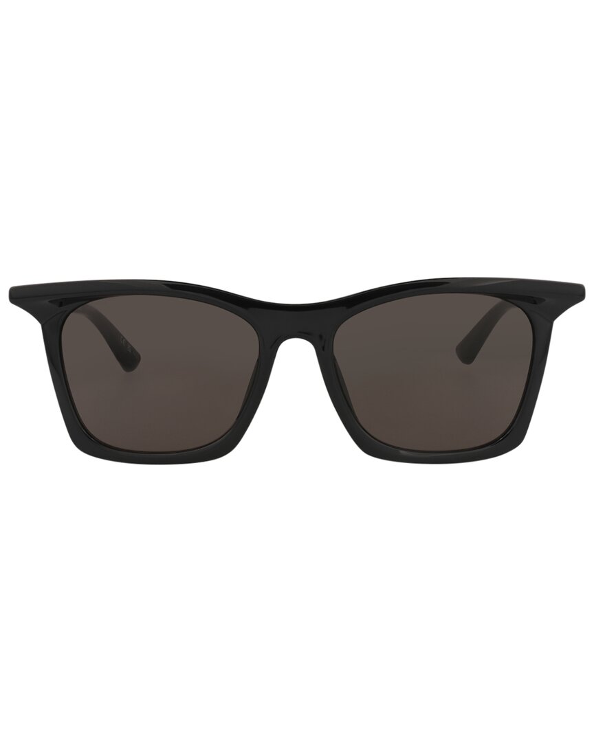 Balenciaga | Unisex | BB0099SA 54mm Sunglasses | Black | Grey Lens