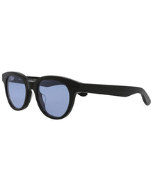 Alexander McQueen | Unisex | AM0383S 51mm Sunglasses | Black | Blue Lens