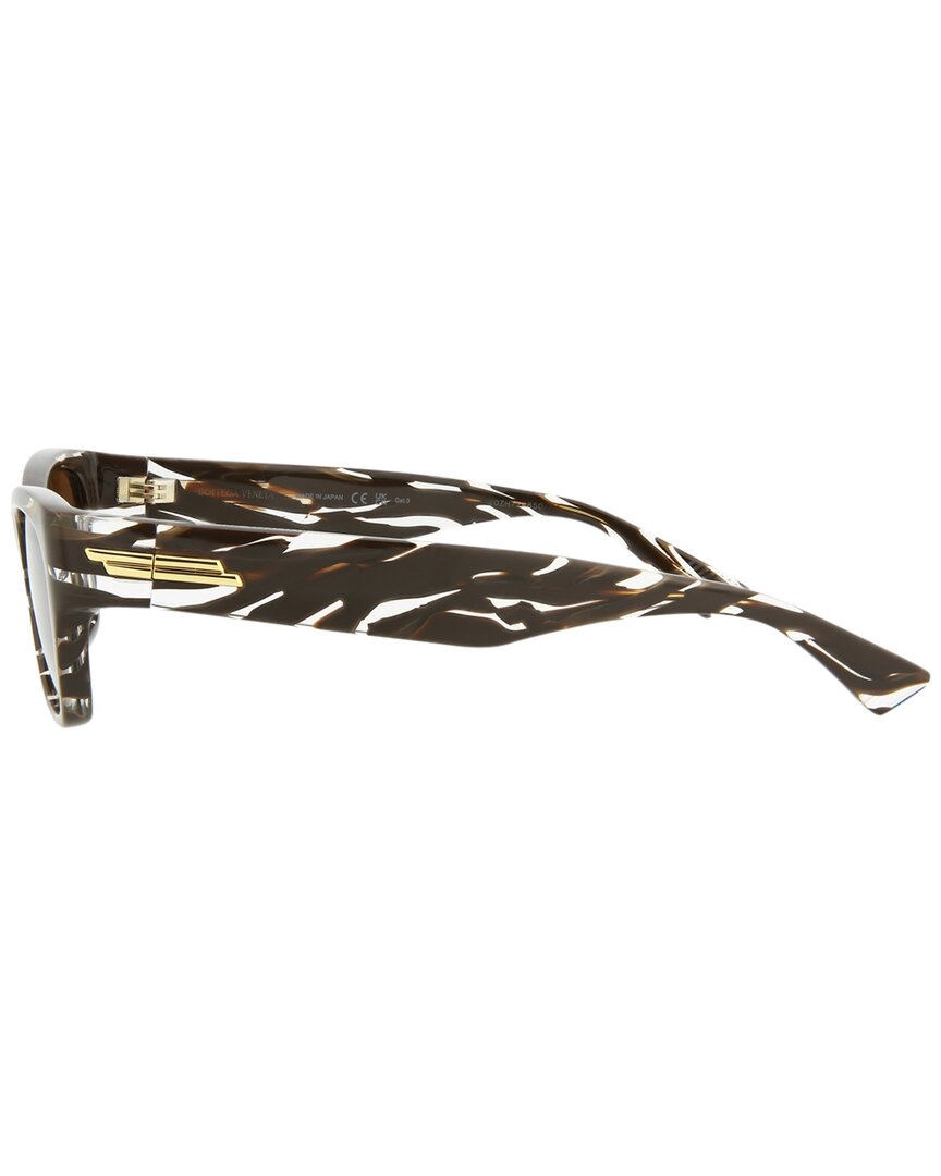 Bottega Veneta | Mens | BV1143S 55mm Sunglasses | Brown | Brown Lens