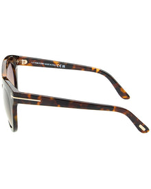 Tom Ford | Mens | Mert 53mm Sunglasses | Dark Havana | Brown Gradient Lens