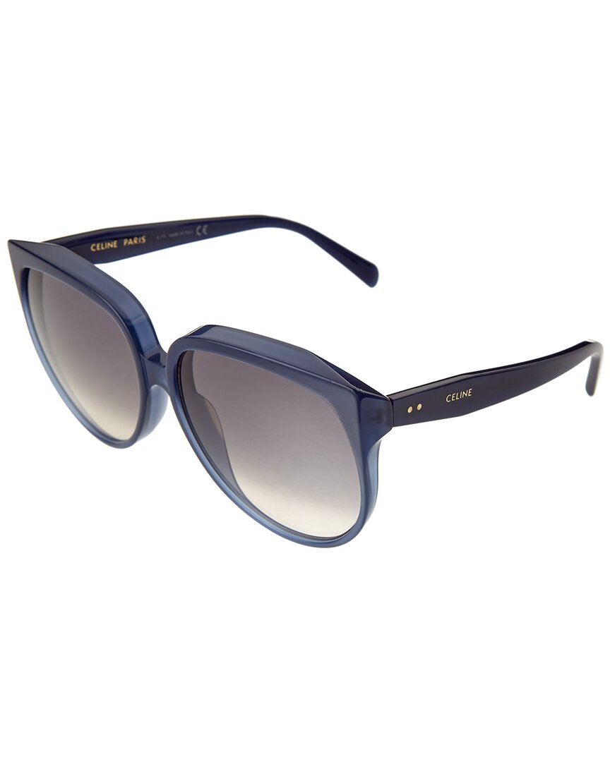 CELINE | Womens | CL4048IN 62mm Sunglasses | Blue | Beige Gradient Lens
