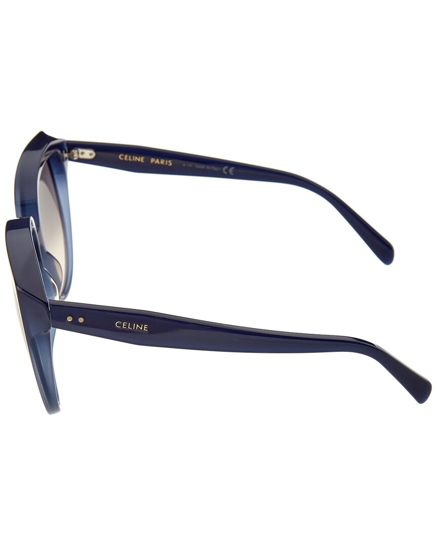 CELINE | Womens | CL4048IN 62mm Sunglasses | Blue | Beige Gradient Lens