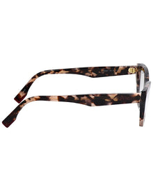 FENDI | Unisex | Fendi Way 54mm Optical Frames | Havana/Clear | Clear Lens