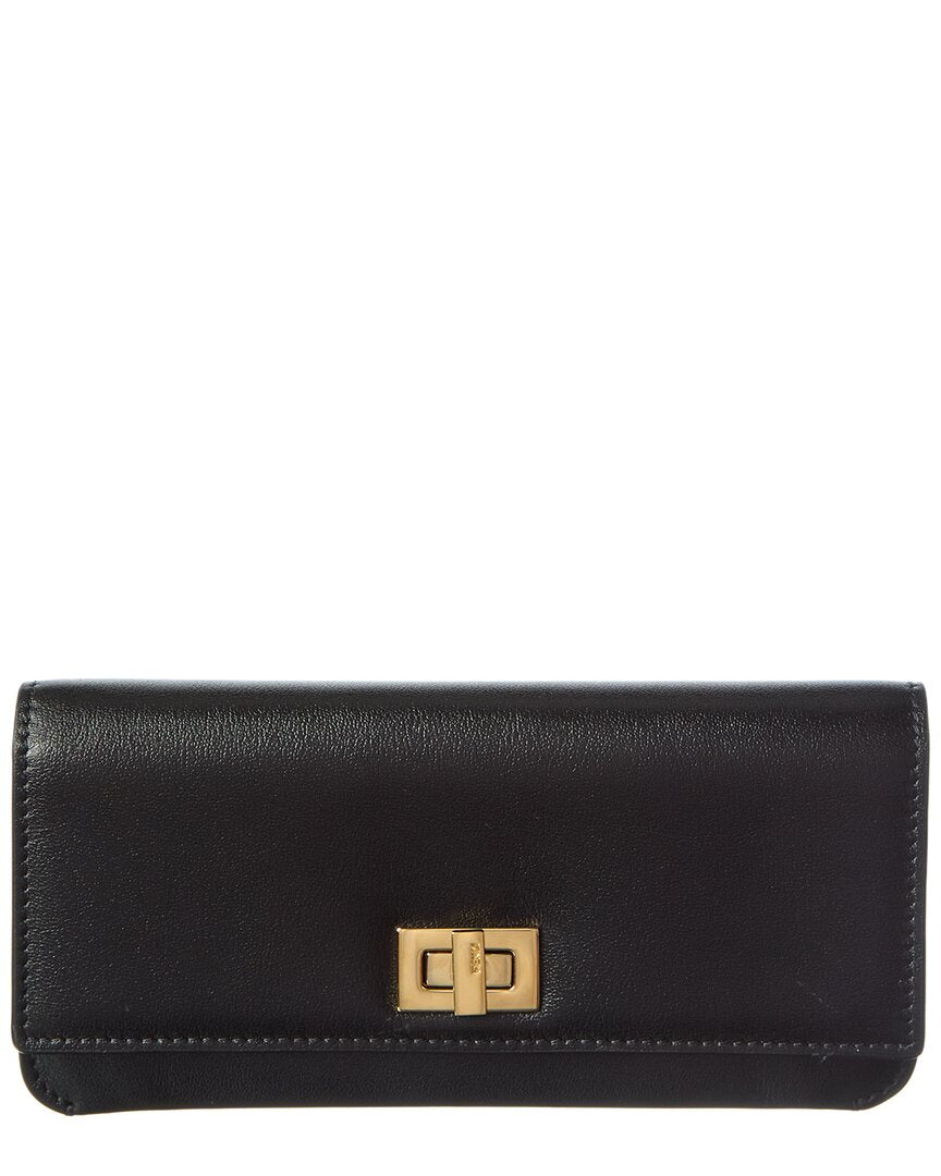 FENDI | Womens | Way Leather Continental Wallet | Black