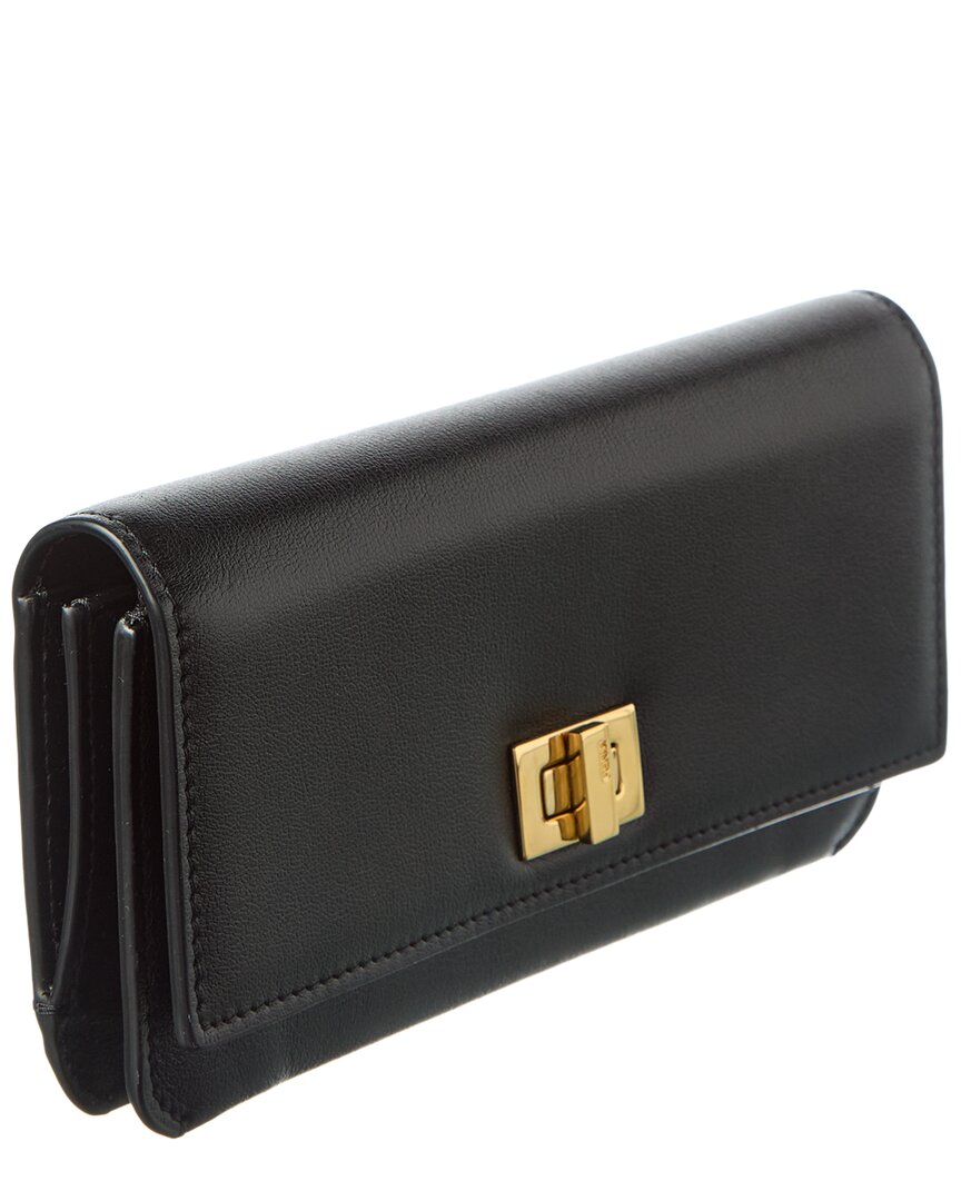 FENDI | Womens | Way Leather Continental Wallet | Black