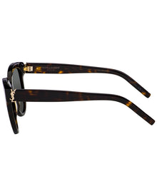Saint Laurent | Unisex | SLM29 52mm Sunglasses | Havana | Grey Lens