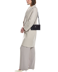TOTEME | Womens | Croc-Embossed Leather Crossbody - I | Black