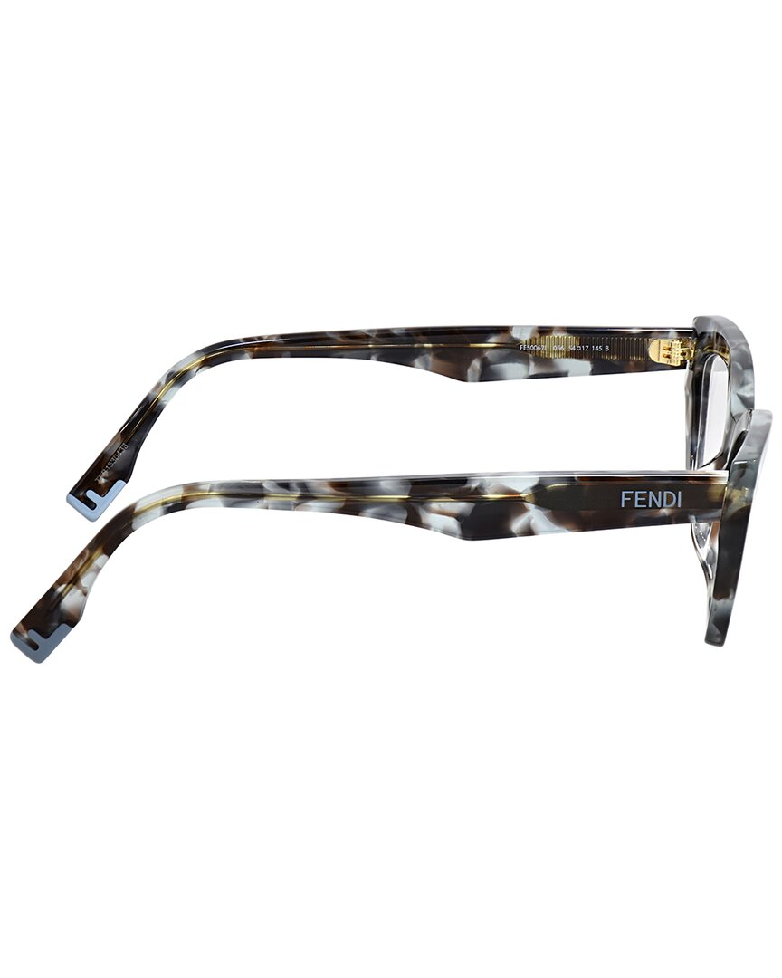 FENDI | Unisex | Fendi Way 54mm Optical Frames | Multicolor/Clear | Clear Lens