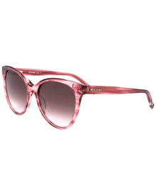 Missoni | Unisex | 54mm Sunglasses | Pink Horn | Brown Gradient Lens