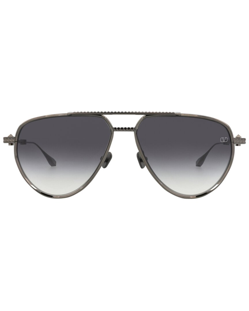 Valentino | Womens | VLS-133E59 59mm Sunglasses | Black | Grey Lens
