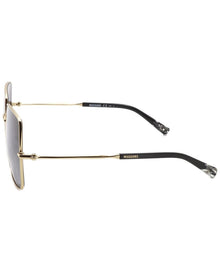 Missoni | Womens | Fashion 58mm Sunglasses | Rose Gold | Brown Shaded Lens