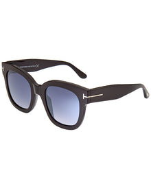 Tom Ford | Womens | 52mm Sunglasses | Black | Grey Lens