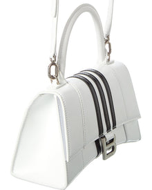 Balenciaga | Womens | x adidas Leather Shoulder Bag | White