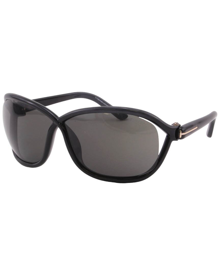 Tom Ford | Womens | Fernanda 68mm Sunglasses - II | Black | Grey Lens