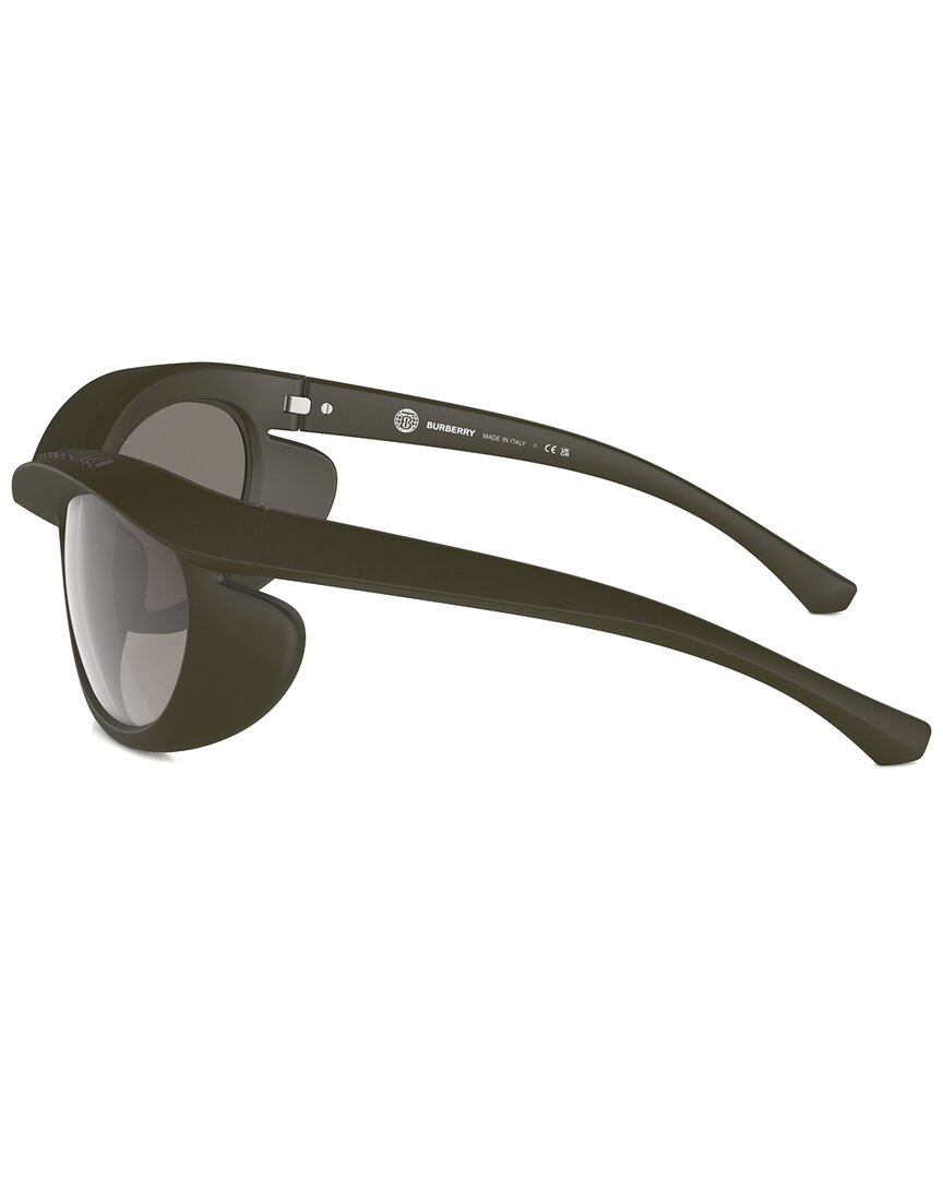 Burberry | Unisex | 0BE4428U Sunglasses | Green | Light Grey Mirrored Lens