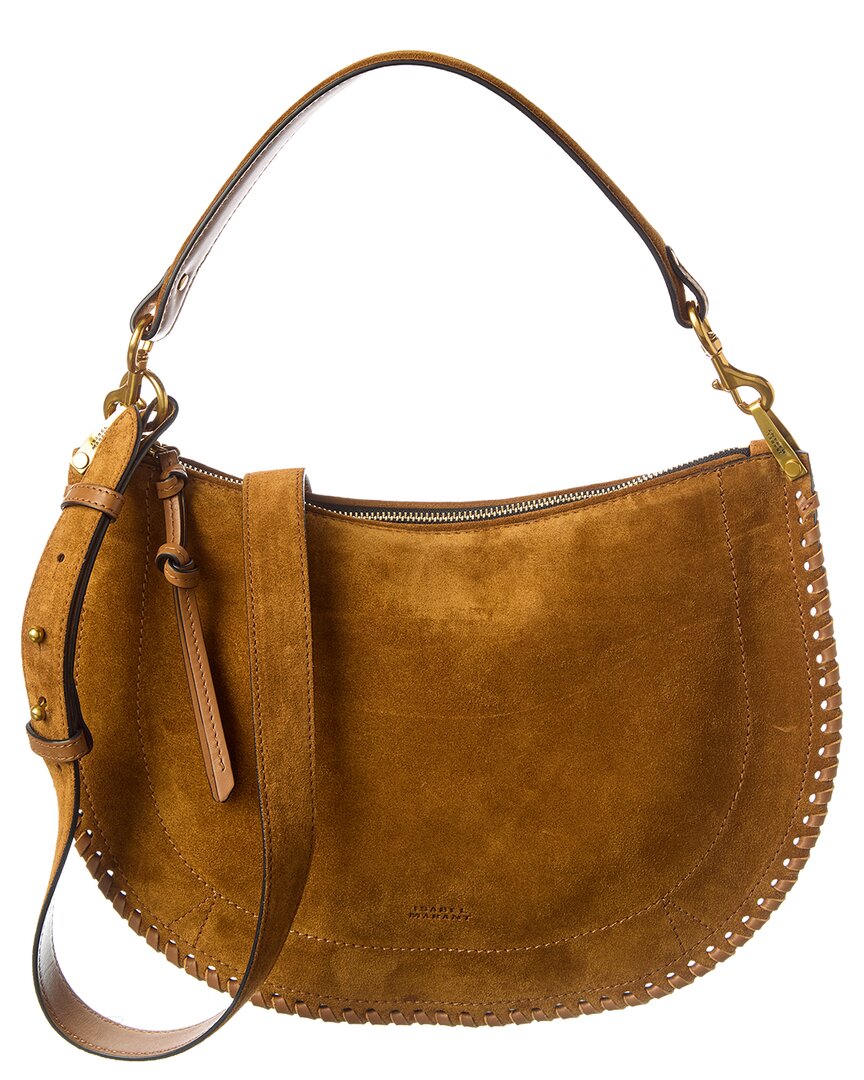 Isabel Marant | Womens | Oskan Suede Hobo Bag | Brown