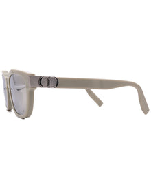 Dior | Mens | CD ICON S1F 56mm Sunglasses | Shiny Beige | Grey Mirrored Lens