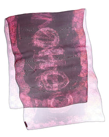 Jimmy Choo | Womens | Logo Silk Scarf | Purple