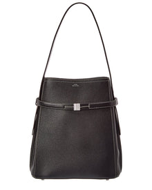 TOTEME | Womens | Belted Leather Bucket Bag | Black