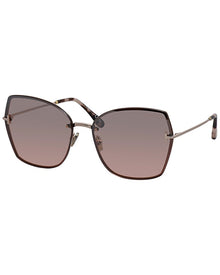 Tom Ford | Unisex | 6228U 62mm Sunglasses | Rose Gold | Bordeaux Mirrored Lens